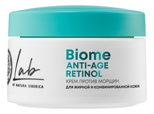 Natura Siberica Крем против морщин для жирной кожи лица Lab Biome Anti-Age Retinol 50мл
