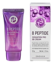 Enough BB крем для лица с пептидным комплексом 8 Peptide Sensation Pro Cream SPF47 PA+++ 50г