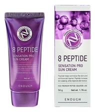 Enough Солнцезащитный крем для лица с пептидами 8 Peptide Sensation Pro Sun Cream SPF50 PA+++ 50г