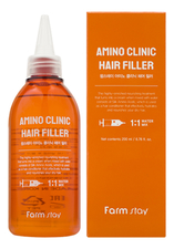 Farm Stay Филлер для волос с аминокислотами шелка Amino Clinic Hair Filler 200мл