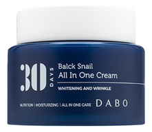 DABO Восстанавливающий крем для лица с муцином черной улитки 30 Days Black Snail All In One Cream 100мл