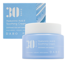 DABO Увлажняющий крем для лица с 8 видами гиалуроновой кислоты и витамином B3 30 Days Hyaluronic Acid 8 Soothing Cream 100мл