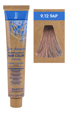 JJ's Перманентная краска для волос без аммиака Zero Ammonia Permanent Hair Color 100мл