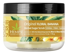 Hempz Сахарный скраб для тела Original Floral Banana Herbal Sugar Scrub 176г