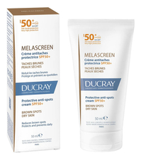 Ducray Защитный крем для лица против пигментации Melascreen Creme Antitaches Protectrice SPF50+ 50мл