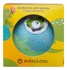 MiPassion Бомбочка для ванны с игрушкой внутри Динозаврики 130г