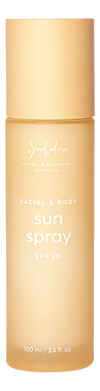 Водостойкий солнцезащитный крем-спрей для лица и тела Sun Spray SPF30 100мл