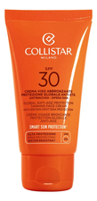 Collistar Солнцезащитный крем для лица против пигментных пятен Global Anti-Age Protection Tanning Face Cream SPF30 50мл