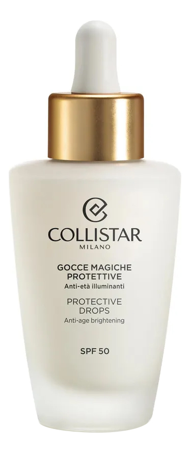 Антивозрастные осветляющие капли для лица Gocce Magiche Protective Drops SPF50 Капли 50мл 2274₽