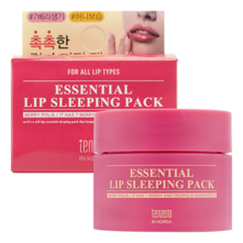 TENZERO Ночная маска для губ с экстрактами ягод и меда Essential Lip Sleeping Pack Berry Polis 15г