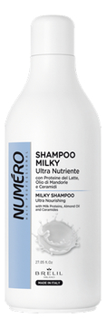 Питательный шампунь для волос Numero Milky Shampoo