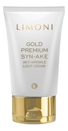 Легкий крем для лица со змеиным ядом и золотом Gold Premium Syn-Ake Anti-Wrinkle Light Cream 50мл
