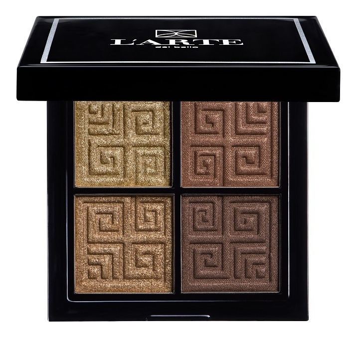 

Палетка теней для век Quadro Eleganto 4*2г: 05 Golden Dream, Палетка теней для век Quadro Eleganto 4*2г