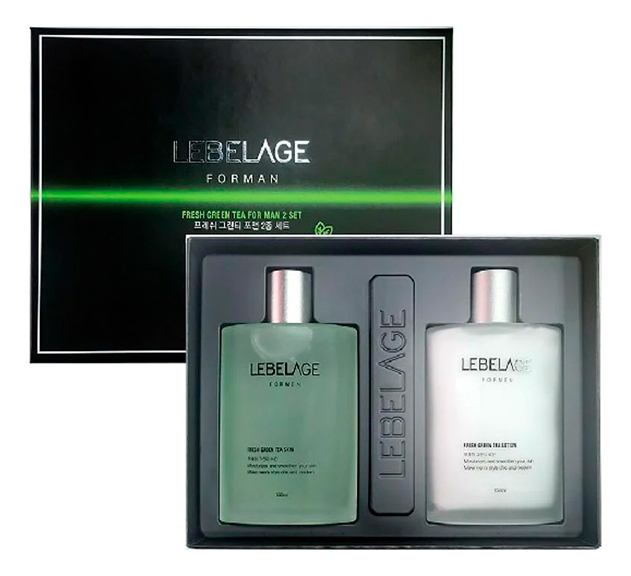 

Набор для лица с экстрактом зеленого чая Fresh Green Tea For Man 2*150мл (лосьон + тоник)