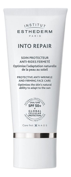 Солнцезащитный крем для лица против морщин Into Repair Protective Anti-Wrinkle And Firming Face Care SPF50+ 50мл