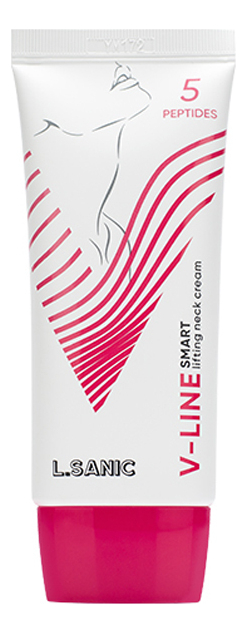 

Крем-лифтинг для коррекции овала лица и шеи V-Line 5 Peptides Smart Lifting Neck Cream 60мл