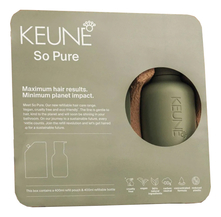 Keune So Pure Набор для волос So Pure Polish (шампунь 1000мл + флакон 1000мл + коробка + шубер + пакет)