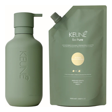 Keune So Pure Набор для волос So Pure Restore (шампунь 1000мл + флакон 1000мл + коробка + шубер + пакет)