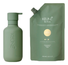 Keune So Pure Набор для волос So Pure Restore (кондиционер 400мл + флакон 400мл + коробка + шубер + пакет)