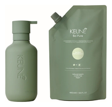 Keune So Pure Набор для волос So Pure Clarify (шампунь 1000мл + флакон 1000мл + коробка + шубер + пакет)