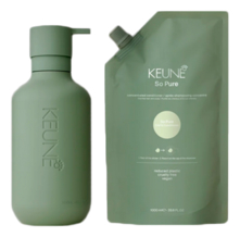 Keune So Pure Набор для волос So Pure Clarify (кондиционер 1000мл + флакон 1000мл + коробка + шубер + пакет)