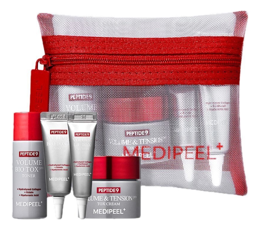 

Набор для лица Peptide 9 Volume Bio Tox Trial (тонер 20мл + сыворотка 10мл + крем 10г + крем д/глаз 4мл)