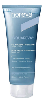 Очищающий гель для лица и тела Aquareva Gel Moussant Hydratant