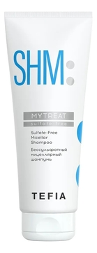 Беcсульфатный мицеллярный шампунь для волос MyTreat Sulfate Free Micellar Shampoo