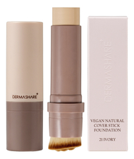 Dermashare Тональный крем-стик для лица Vegan Natural Cover Stick Foundation 14г