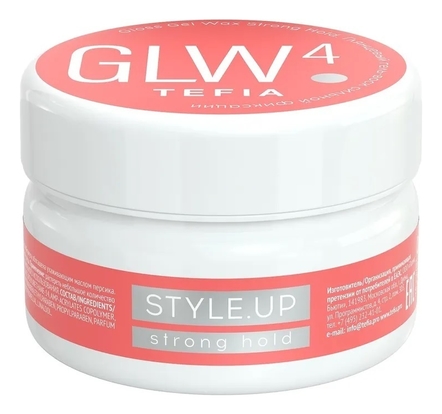 Tefia Глянцевый гель-воск для волос сильной фиксации Style.Up Strong Hold Gloss Gel Wax 75мл