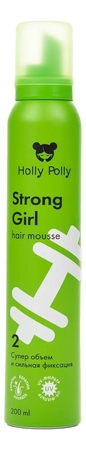 Holly Polly Мусс для волос Супер объем и сильная фиксация Strong Girl Hair Mousse 200мл