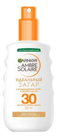 GARNIER Солнцезащитный спрей-проявитель загара для тела Идеальный загар SPF30 150мл