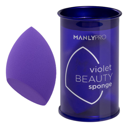 Manly PRO Многофункциональный спонж скошенный Violet Beauty Sponge VBS2