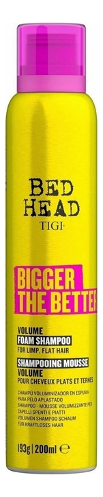 Шампунь-пенка для придания объема волос Bed Head Bigger The Better Volume 200мл