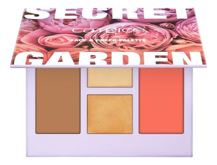Catrice Cosmetics Палетка для лица Secret Garden Face & Cheek Palette 12г