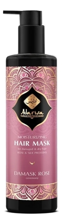 Adarisa Увлажняющая маска с дамасской розой и протеинами шелка для сухих и поврежденных волос 250мл