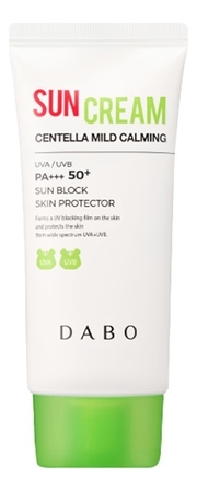 DABO Солнцезащитный крем для лица Centella Mild Calming Sun Cream SPF50+ PA+++ 50мл