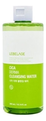 Lebelage Очищающая вода для лица с экстрактом центеллы азиатской Cica Derma Cleansing Water 300мл