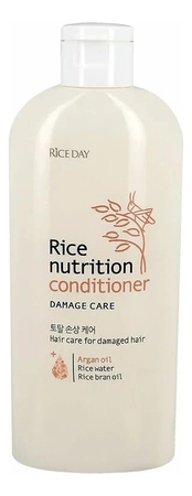 LION Восстанавливающий кондиционер для поврежденных волос Rice Day Nutrution Conditioner Damage Care 200мл