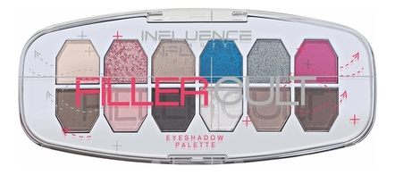 Influence Beauty Палетка теней для век Filler Cult Eyeshadow Palette 8,5г 