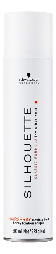 

Лак для волос мягкой фиксации Silhouette Flexible Hold Hairspray : Лак 300мл, Лак для волос мягкой фиксации Silhouette Flexible Hold Hairspray