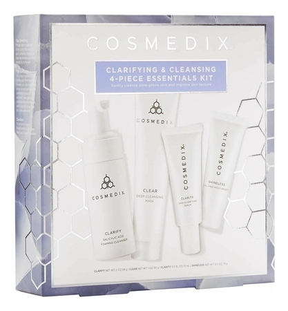 COSMEDIX Набор для очищения жирной и проблемной кожи лица Clarifying & Cleansing Kit