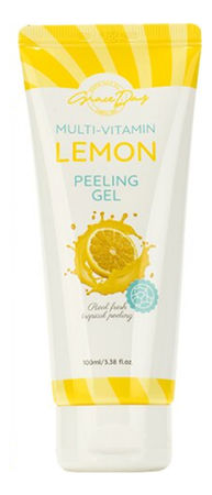 Grace Day Отшелушивающий пилинг-гель для лица с экстрактом лимона Multi-Vitamin Lemon Peeling Gel 100мл
