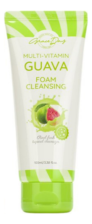 Grace Day Очищающая пенка для умывания с экстрактом гуавы Multi-Vitamin Guava Foam Cleansing 100мл