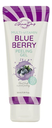 Grace Day Отшелушивающий пилинг-гель для лица с экстрактом черники Multi-Vitamin Blueberry Peeling Gel 100мл