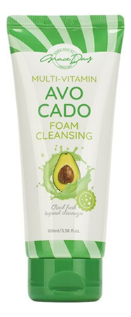 Grace Day Очищающая пенка для умывания с экстрактом авокадо Multi-Vitamin Avocado Foam Cleansing 100мл