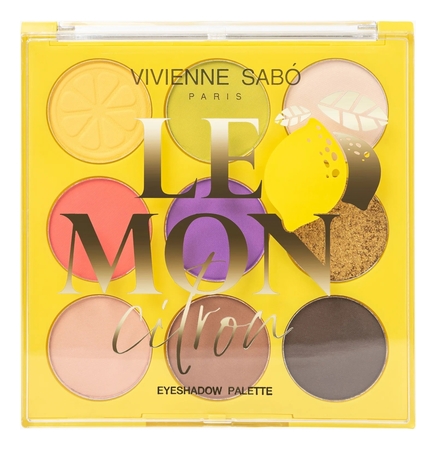 Vivienne Sabo Палетка теней для век Lemon Citron Eyeshadow Palette 12,6г