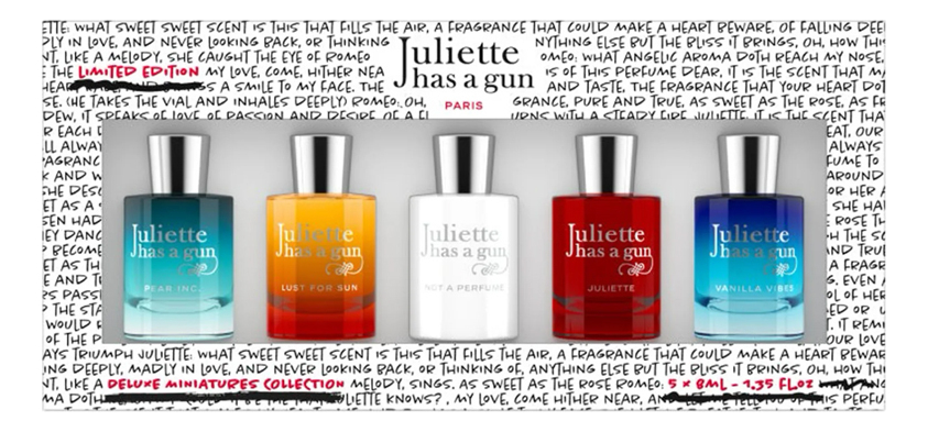 Set: парфюмерная вода 5*8мл (Not A Perfume + Pear Inc + Juliette + Lust For Sun + Vanilla Vibes) посчитаем учимся считать до пяти