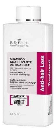 Brelil Professional Вспомогательный шампунь против выпадения волос Shampoo Coadiuvante Anticaduta