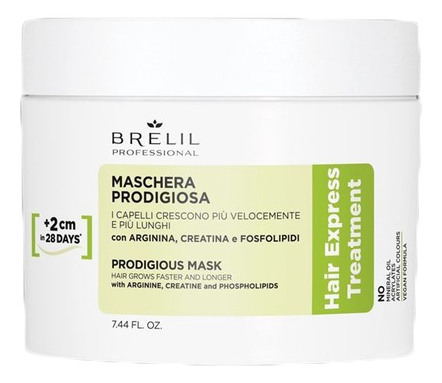 Brelil Professional Маска для интенсивного роста волос Hair Express Maschera Prodigiosa 220мл